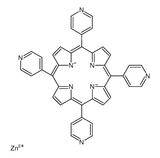 锌 5,10,15,20-四(4-吡啶基)-21H,23H-卟啉结构式