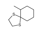 6-methyl-1,4-dithiaspiro[4.5]decane结构式