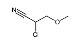 2-chloro-3-methoxypropanenitrile Structure