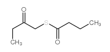 Butyric acid, thio-, S-ester with 1-mercapto-2-butanone Structure