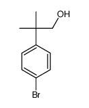 2-(4-溴苯基)-2-甲基丙-1-醇结构式