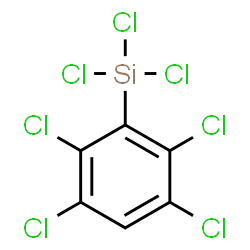 trichloro(tetrachlorophenyl)silane Structure