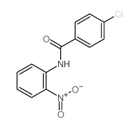 4-chloro-N-(2-nitrophenyl)benzamide结构式
