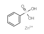 zinc,phenylphosphonic acid Structure