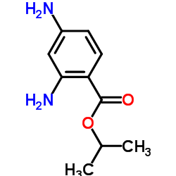 Benzoic acid, 2,4-diamino-, 1-methylethyl ester (9CI) structure