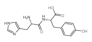 L-组氨酰-L-酪氨酸结构式