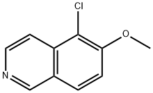 5-氯-6-甲氧基异喹啉结构式