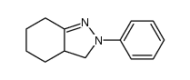 2-phenyl-3,3a,4,5,6,7-hexahydro-2H-indazole结构式