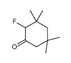 2-fluoro-3,3,5,5-tetramethylcyclohexan-1-one Structure
