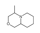 Pyrido[2,1-c][1,4]oxazine,octahydro-4-methyl- Structure
