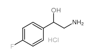 2-氨基-1-(4-氟苯基)-乙醇盐酸盐结构式