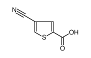 4-氰基-2-噻吩甲酸结构式