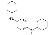 N,N'-dicyclohexyl-p-phenylenediamine Structure