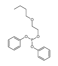 2-butoxyethyl diphenyl phosphite结构式