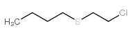 1-(2-chloroethylsulfanyl)butane结构式