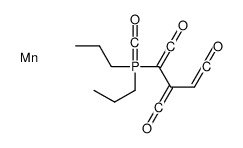 manganese,3-(oxomethylidene)-2-[oxomethylidene(dipropyl)-λ5-phosphanyl]penta-1,4-diene-1,5-dione Structure