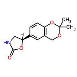 2-恶唑烷酮, 5-(2,2-二甲基-4H-1,3-苯并二氧-6-YL), (5R)-图片