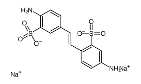 disodium,2-amino-5-[(E)-2-(4-amino-2-sulfonatophenyl)ethenyl]benzenesulfonate Structure