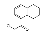 Ethanone, 2-chloro-1-(5,6,7,8-tetrahydro-1-naphthalenyl)- (9CI)结构式