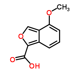 4-甲氧基苯并呋喃-2-羧酸结构式