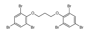 1,3,5-tribromo-2-[3-(2,4,6-tribromophenoxy)propoxy]benzene结构式