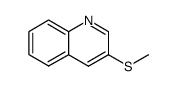3-Methylsulfenylquinoline结构式