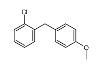1-chloro-2-[(4-methoxyphenyl)methyl]benzene结构式