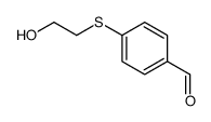 4-(2-hydroxyethylsulfanyl)benzaldehyde结构式