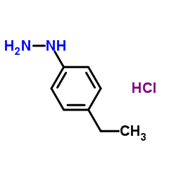 (4-Ethylphenyl)hydrazine hydrochloride (1:1) structure