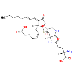 15-deoxy-Δ12,14-Prostaglandin J2 Glutathione (15-deoxy-Δ12,14-PGJ2 Glutathione) Structure