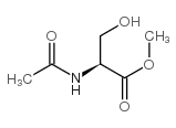 N-乙酰-L-丝氨酸甲酯结构式