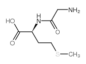 甘氨酰-L-蛋氨酸结构式