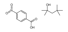 4-nitrobenzoic acid,2,4,4-trimethylpentan-2-ol结构式