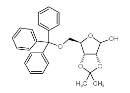 5-O-三苯甲基-2,3-O-异亚丙基-D-呋喃核糖图片