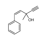 3-methyl-1-phenylpent-1-en-4-yn-3-ol Structure