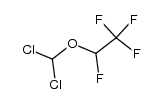 1,2,2,2-tetrafluoroethyl dichloromethyl ether Structure