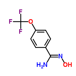 4-(三氟甲氧基)苄胺肟结构式