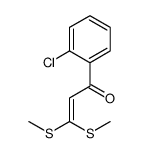 1-(2-氯苯基)-3,3-双(甲硫基)丙-2-烯-1-酮结构式