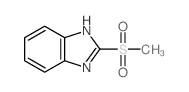 2-(甲基磺酰基)-(9ci)-1H-苯并咪唑结构式