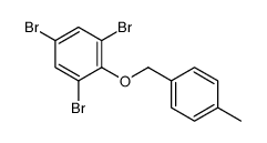 1,3,5-tribromo-2-[(4-methylphenyl)methoxy]benzene结构式