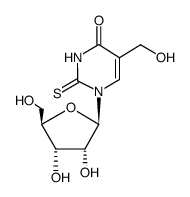 5-HydroxyMethyl-2-thiouridine Structure
