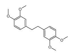 Benzene, 1,1'-(1,2-ethanediyl)bis[3,4-dimethoxy- Structure