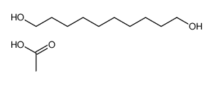 acetic acid,decane-1,10-diol Structure