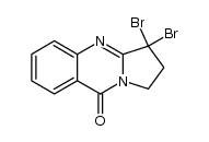 3,3-dibromo-2,3-dihydro-1H-pyrrolo[2,1-b]quinazolin-9-one Structure