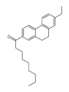 1-(7-ethyl-9,10-dihydrophenanthren-2-yl)nonan-1-one结构式
