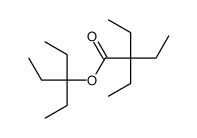3-ethylpentan-3-yl 2,2-diethylbutanoate结构式