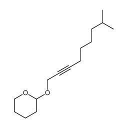 2-(8-methylnon-2-ynoxy)oxane结构式
