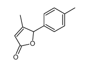 3-methyl-2-(4-methylphenyl)-2H-furan-5-one结构式