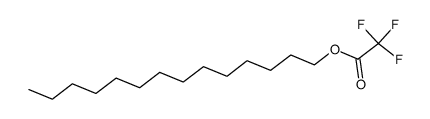 1-trifluoroacetoxy-tetradecane Structure