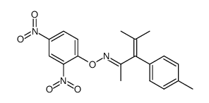 2-Methyl-3-p-tolyl-2-penten-4-anti-ketoxim-2,4-dinitrophenylether Structure